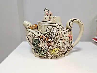 Buy Harmony Kingdom Teapot Noah's Ark Paul Cardew - RSPCA Middlesex/Herts • 19.99£