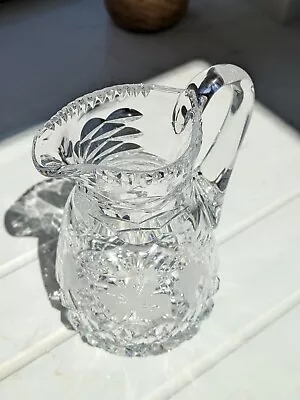Buy Brierley Hill Crystal English Handmade Full Lead Crystal Grapevine Glass PITCHER • 75£