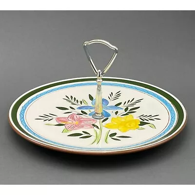 Buy Vintage Stangl Pottery  Country Garden  Hand Painted Redware Serving Plate • 16.77£