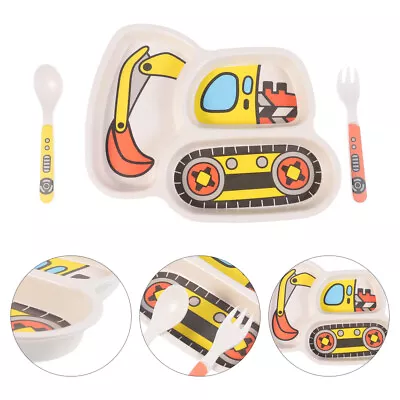 Buy Divided Suction Plate Divided Baby Plates Children' S Dinnerware Set • 14.28£