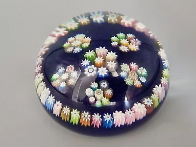 Buy Beautiful Multicoloured Vintage Perthshire Millefiori Glass Paperweight • 60£