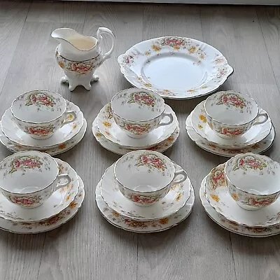 Buy Antique Royal Albert 'Festoon' Crown China 1905-1907 Tea Set 20 Pieces VGC • 19.99£