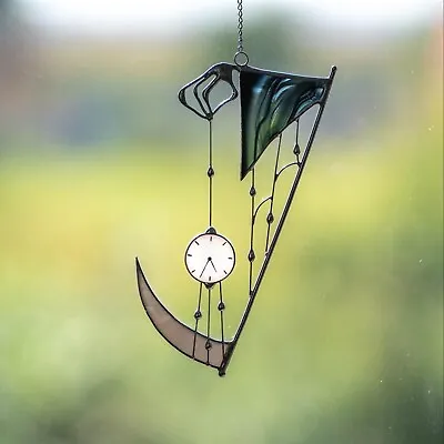 Buy Stained Glass Suncatcher Window Decor Outdoor Web Stained Glass Window Hangings • 8.55£