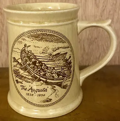 Buy HOLKHAM Pottery TANKARD For The AUGUSTA & 150 Years Of SHERINGHAM LIFEBOATS 1988 • 10£