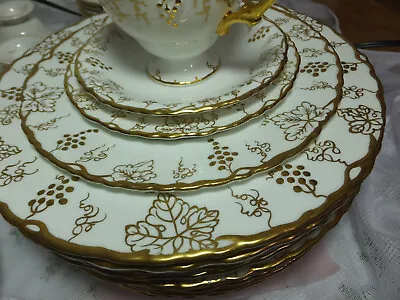 Buy Unique Vine Bone China Dinnerware Set Royal Crown Derby 72 Pcs Serving For 12 • 776.60£