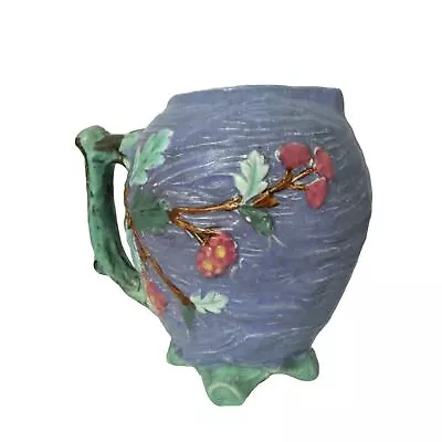 Buy Shorter & Son English Majolica Purple Floral Decorative Pottery Jug Antique Vase • 64£