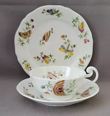 Buy Antique Ridgway Butterflies Pattern 2/2028 Trio C1830-35 • 30£