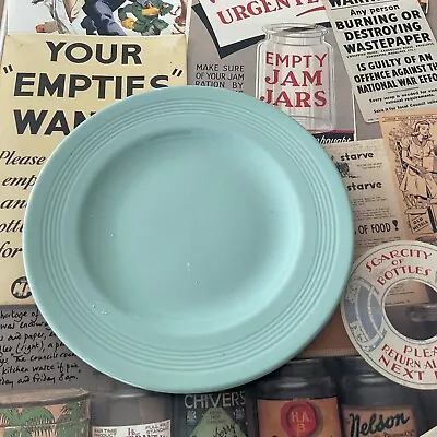 Buy Wood’s Ware BERYL Plate Vintage 40s WW2 Wartime Utility Ware  ~ 6” • 4.50£