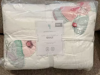 Buy NEW Pottery Barn Kids Gigi Butterfly Twin Quilt, Rare! • 186.34£