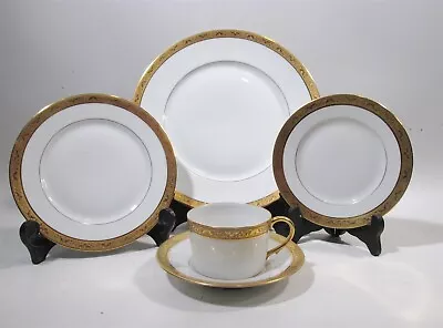 Buy Luxe Raynaud Limoges France Ambassador Or 20 Piece Service For 4 • 838.73£