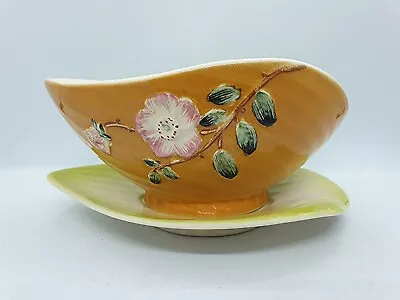 Buy Shorter & Son Harmony Floral Sugar Bowl And Leaf Plate 1960’s • 9£