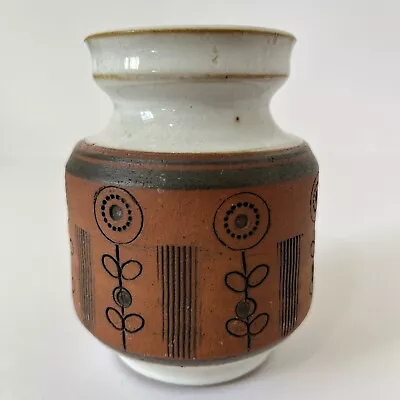 Buy Gordon Fox Small Handmade Pot Studio Pottery Stoneware Vintage Retro Flowers • 14.95£