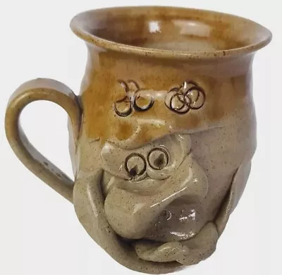 Buy PRETTY UGLY Pottery Stoneware Mug Brown Glaze Handmade In Wales H9cm Vgc • 8.99£