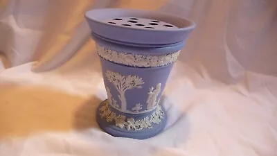 Buy Wedgwood Blue Jasper Flower Arranging Vase 12.5cm High • 22.99£