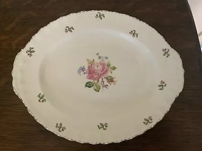 Buy Vintage Art Deco Grindley Cream Petal Pink Roses Serving Platter • 4.99£