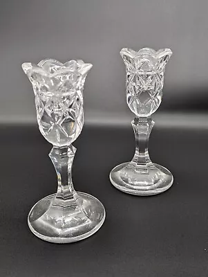 Buy Vintage Marquis By Waterford Crystal Candle Holders Amway Cut • 42£