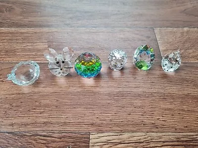 Buy Swarovski Crystal Decorative Collectables Small Job Lot Of 6 • 25£