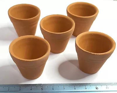 Buy Mini Plant Pot Terracotta Ceramic Pottery Planter Garden  1/3/5x Miniature • 3.50£