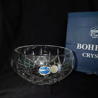 Buy Bohemia Czech Lead Crystal 20 Cm Excelsior Fruit Bowl Boxed. • 18£