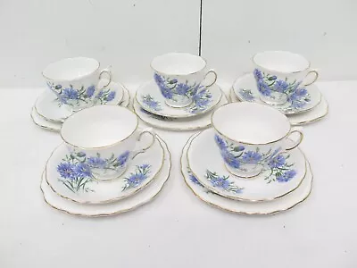 Buy Royal Vale Ridgways Potteries Bone China Set Of 5 Cups Saucers Tea Plates • 14.99£