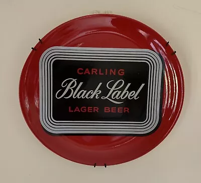 Buy Vintage Bristol Pottery Carling Black Label Lager Beer Large Plate &Plate Hanger • 20£