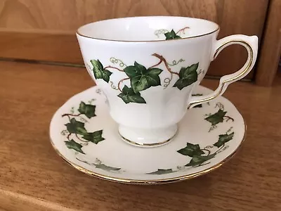 Buy Vintage Colclough  Ivy Leaf  Vine Tea Cup  Saucer Gold Rim Pear Shape 3 ×3½  • 2.99£