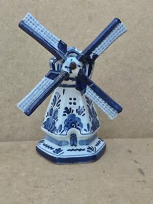 Buy Vintage Retro China Dutch Holland Netherland Delft Ornamental Windmill 5.5 Blue  • 28.95£