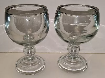 Buy Pair Heavy 7.5  Glass Footed Bowls Rummer/prawn Cocktail/ice Cream/sweet/dessert • 20£