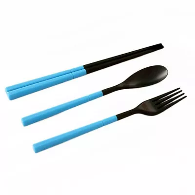 Buy  Travel Portable Folding Tableware Outdoor Fork Spoon Chopsticks • 6.79£