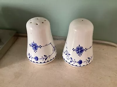 Buy Furnivals Blue Denmark Salt & Pepper Pots • 18£