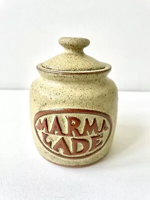 Buy Vintage Tremar Cornish Stoneware Pottery Marmalade Preserve Pot Jar & Lid. • 9.95£