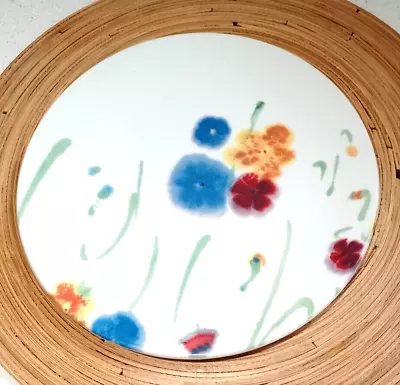 Buy Janice Tchalenko POOLE Pottery PANSY Design Plate (2) • 20£