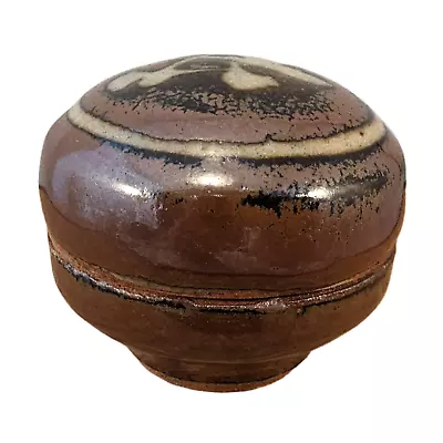 Buy Japanese Mashiko Studio Pottery Covered Box Kogo Attributed Hamada Shoji Japan • 543.62£
