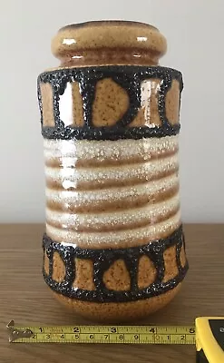 Buy Vintage West German Pottery Fat Lava Vase By Scheurich Keramik VGC • 24.99£