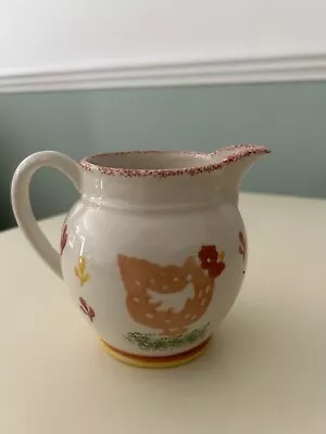 Buy Vintage Laura Ashley HENS  Milk Jug /Creamer & Plate • 11.99£