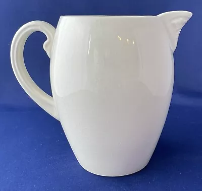 Buy Vintage Spode Copeland Medium-size  White Ivory Jug With Foliate Spout.(d6) • 15£