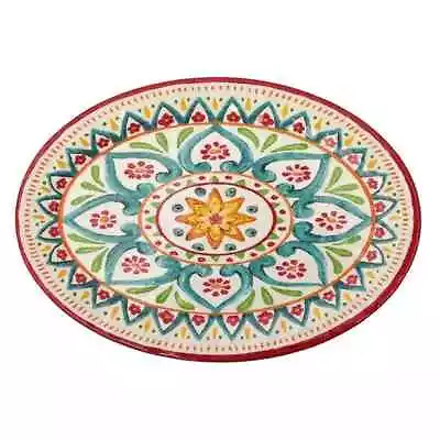 Buy Italian Melamin Pottery Art Pottery Oval Tray Plate Tile Pattern Lemons • 19.99£