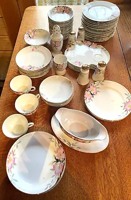 Buy 63 Pieces Of Noritake China  Azalea  #19322, Hand Painted • 139.78£