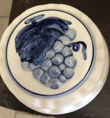 Buy Vintage Delft Holland Jello Jelly Mold Wall Hanging, Blue White Decor • 5.59£