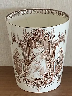 Buy Queen  Victoria Diamond Jubilee Ceramic Beaker Doulton Burslem Reg 293419 • 60£