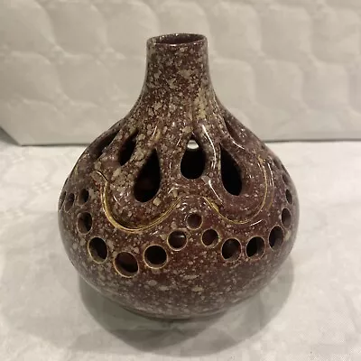 Buy Vintage Shelf Concept Pottery Vase Halifax Pot Pourri Holder Large • 17£