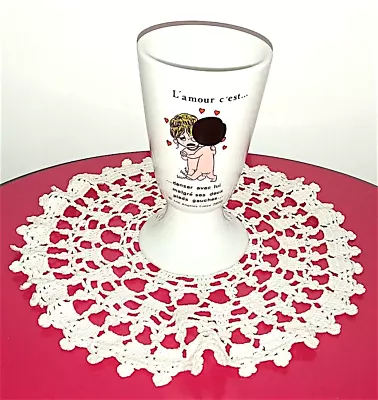 Buy LOVE IS - Love Is Kim Casali Pottery Mug Vase Ceramic Cup 70s France • 15.20£