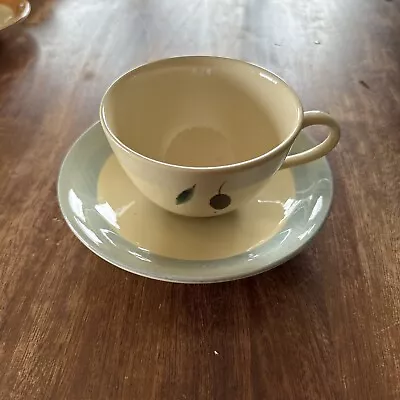 Buy Poole Pottery Fresco Blue Cup And Saucer • 6.99£