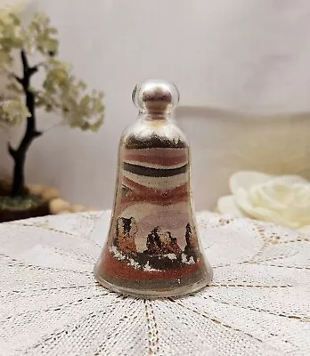 Buy Vintage English Sand Picture Glass Paperweight, Isle Of Wight, Alum Bay, Totland • 7.94£