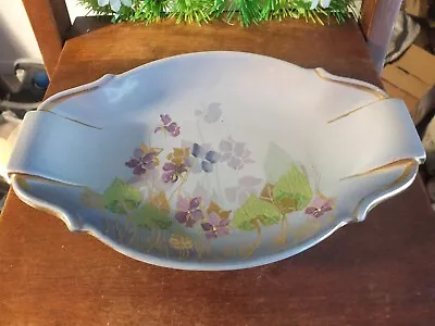 Buy Vintage Rare Carlton Ware Dish Pattern With Violets & Gold Touches A/F Tiny Chip • 10.99£