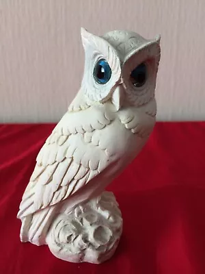 Buy Blue Eyed Owl Figurine Vintage 5  Tall From Hellas Greece Needs TLC • 7.50£