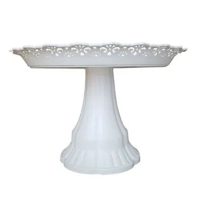 Buy White Decorative Plastic Cupcakes Stand Cake Pastry Serving Platter Party Home • 3.49£