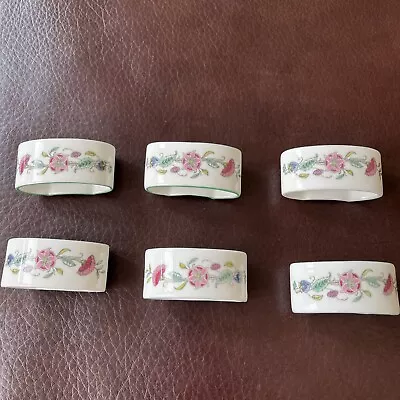 Buy Haddon Hall Minton Fine Bone China Napkin Rings Set Of 6. See Description. • 14.99£