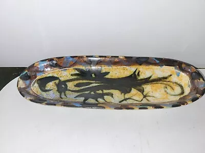 Buy Celtic Pottery Newlyn Dragon Pin Tray 9 Inch 1970s B30 • 25£