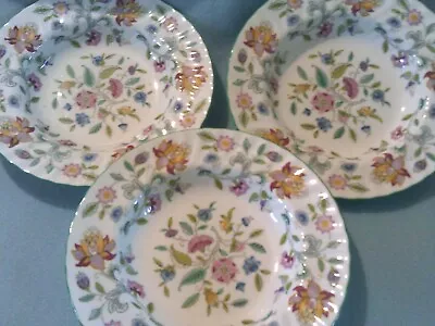 Buy Minton - Haddon Hall - 3 RARE  X 9. 1/4  EXTRA LARGE   Rimmed Soup / Pasta Bowls • 60.99£